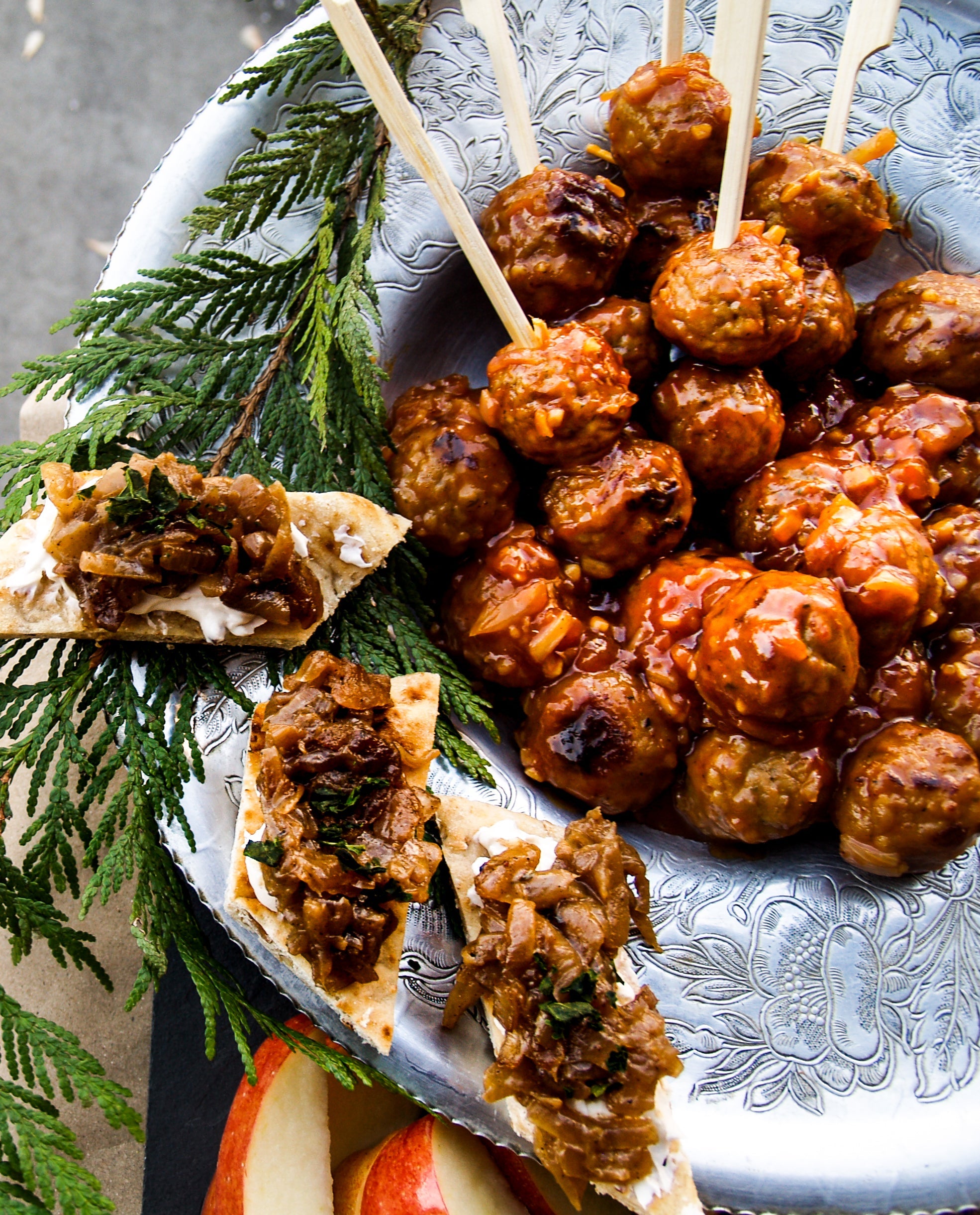 French Indian Apricot Crockpot Meatballs - Reggae Recipe