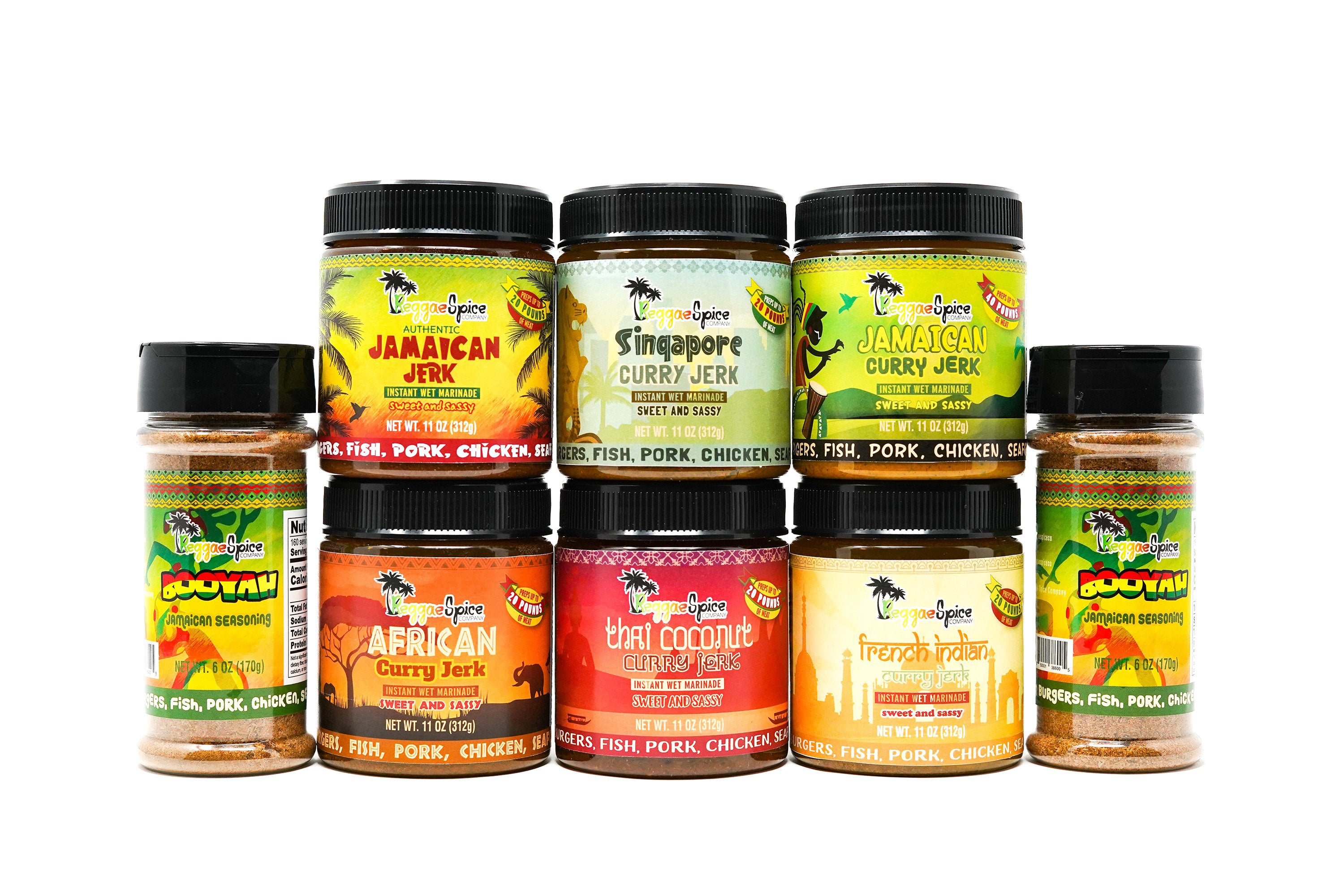 The World Tour Marinade Seasoning Pack, Reggae Spice Company