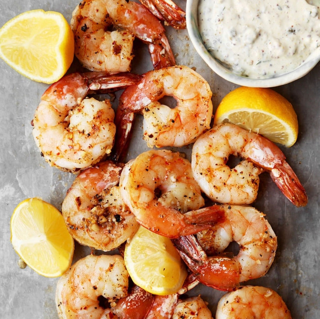 broiled curry shrimp