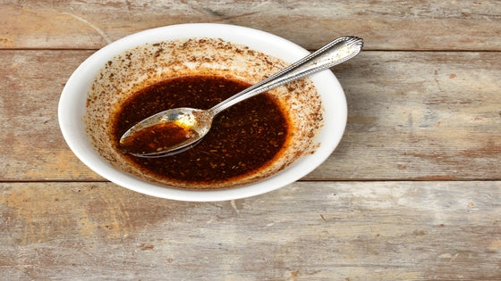 sauce created from leftover marinade