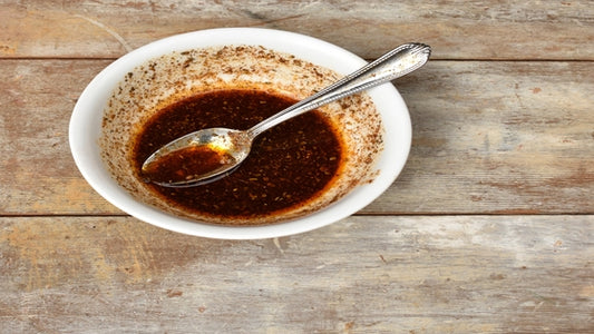 sauce created from leftover marinade