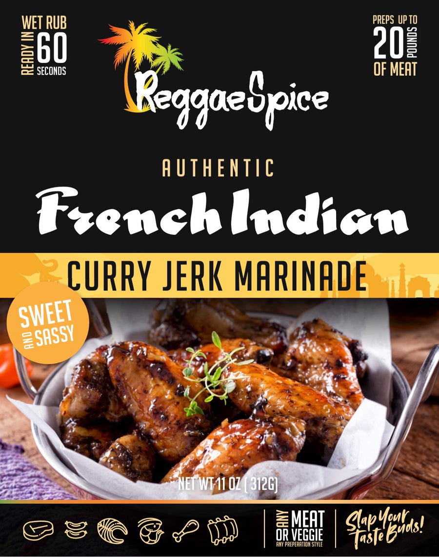French Indian Curry BBQ marinade - Reggaespice
