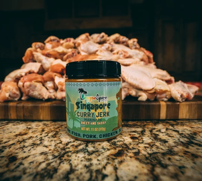 Singapore Curry Jerk Marinade Seasoning - Reggaespice