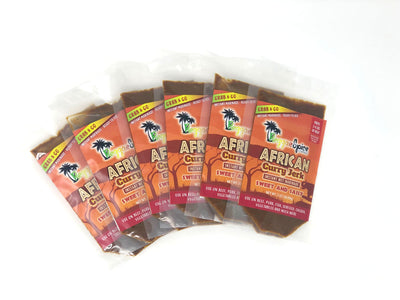 6 pack of african curry jerk seasoning