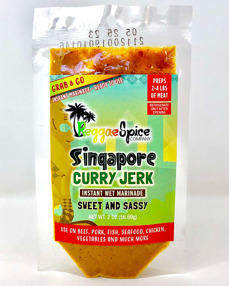 Grab and Go Pouch - Singapore Curry Jerk - Reggaespice